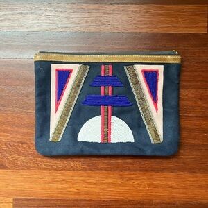 SASS & BIDE the back seat beaded clutch